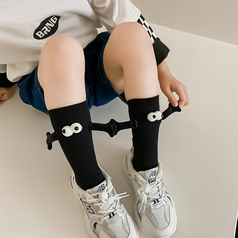 Ouder-kind grappige sokken