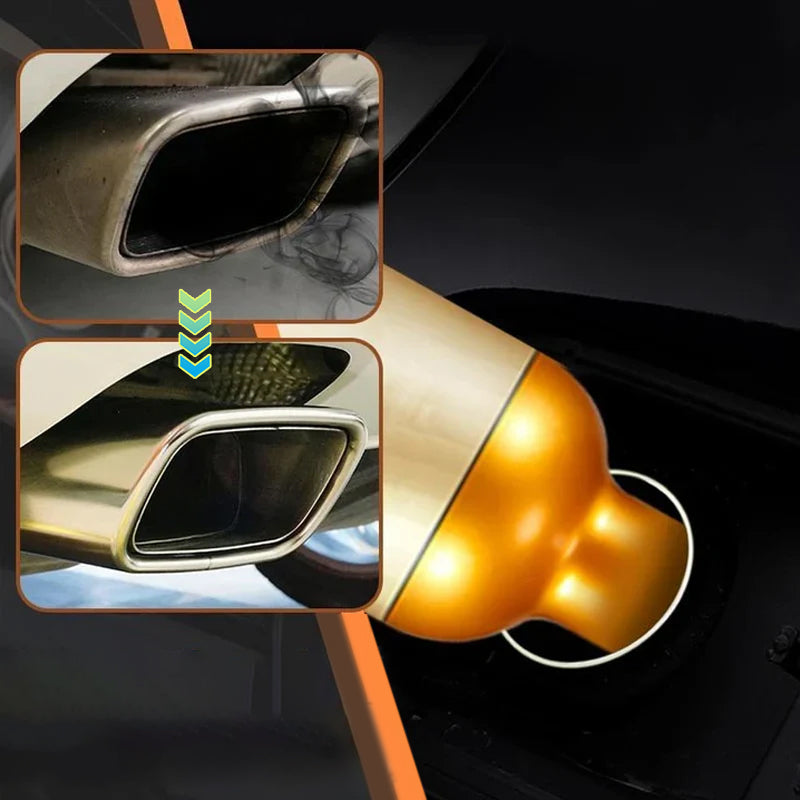 Instant auto-uitlaat handige reiniger