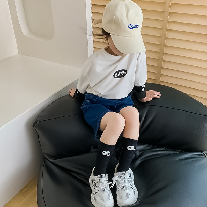 Ouder-kind grappige sokken