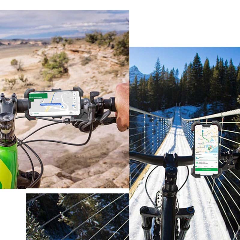 Universele fiets telefoonhouder met 360° zicht