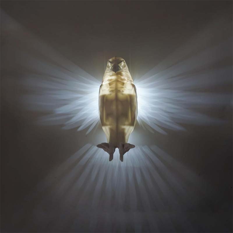 Spuitgegoten Uil Eagle-nachtlampje