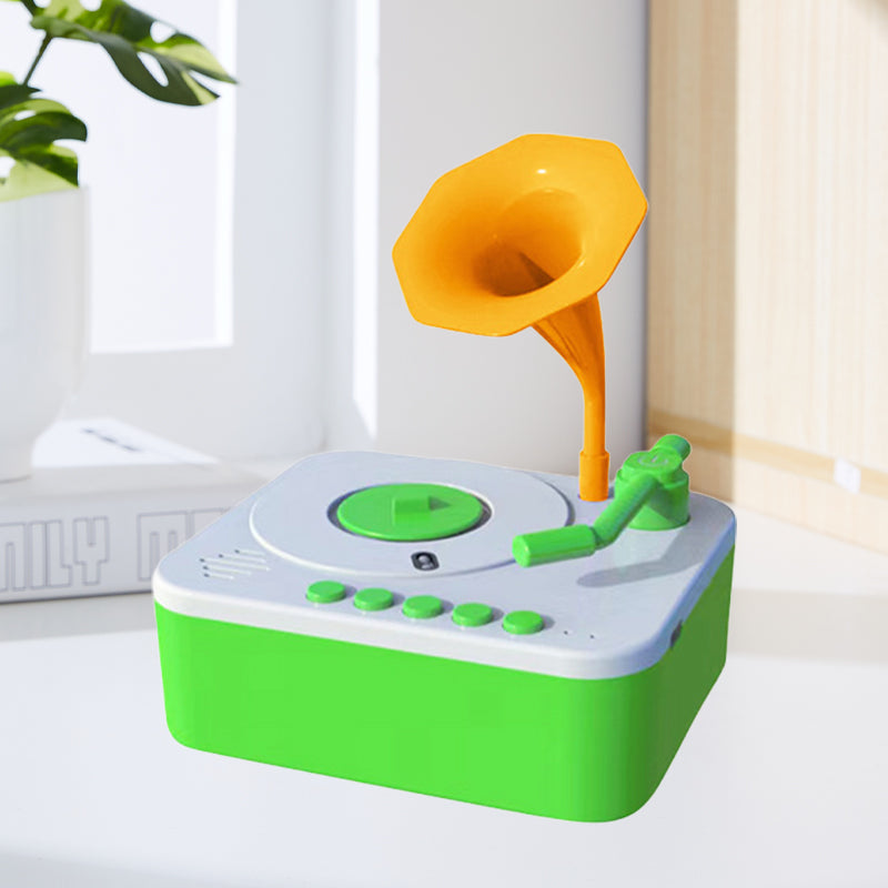 Fonograafverhaalmachine voor kinderen in het vroege onderwijs