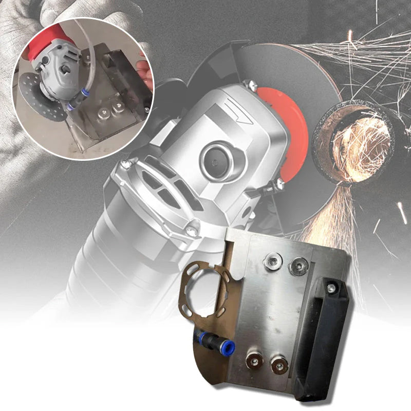 Haakse slijperstandaard voor het zagen van tegels met een afschuining van 45°