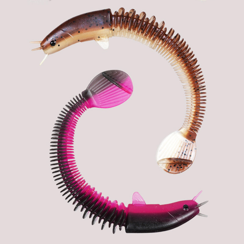 Nieuw ontwerp Angler Dragon Loach Lure 46 sectie zacht aas