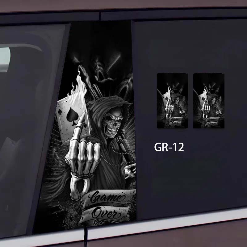 Magere Hein autodeur sticker