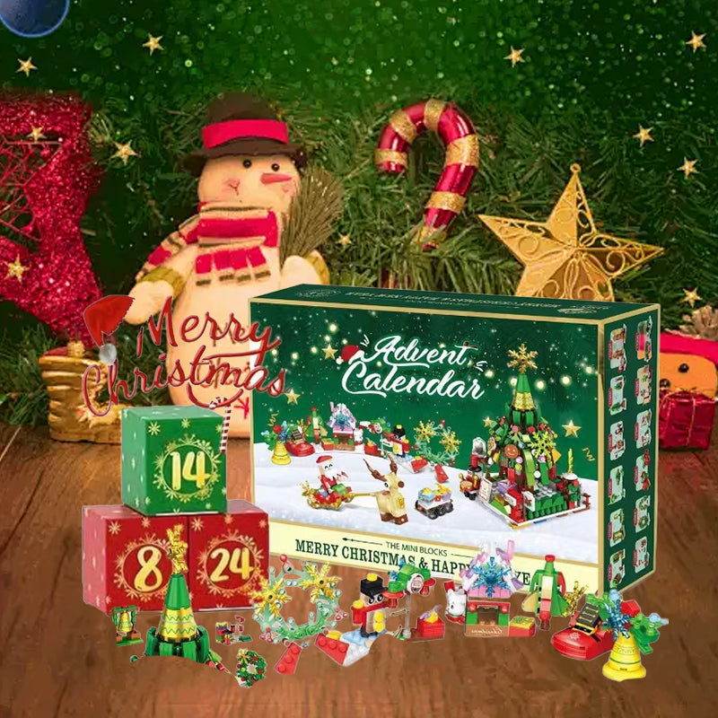 Nieuwe adventskalender kinderkerstbouwstenen
