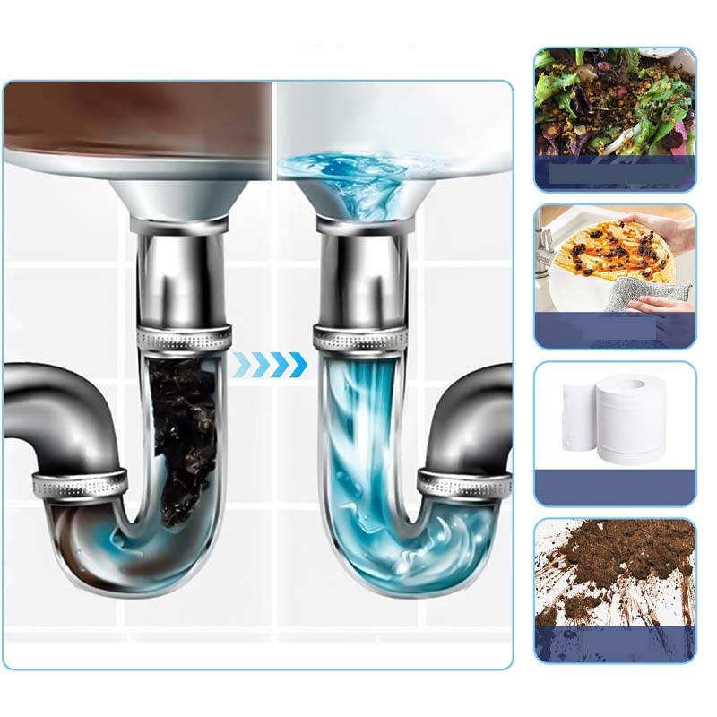 Natuurlijke ontstopper, geurige universele pijpreiniger