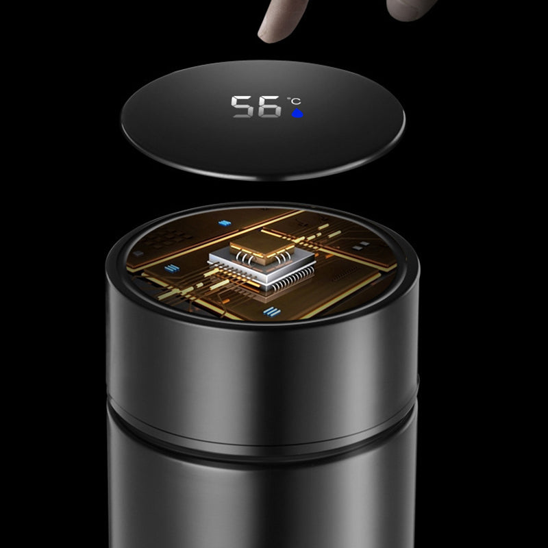 Slimme temperatuurgevoelige thermosbeker