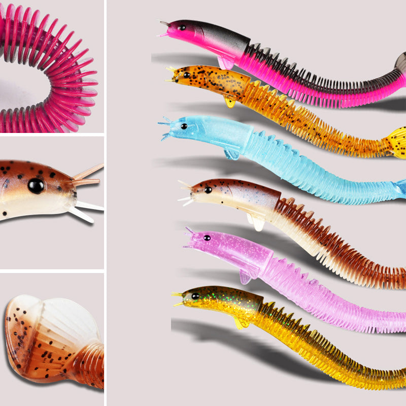 Nieuw ontwerp Angler Dragon Loach Lure 46 sectie zacht aas