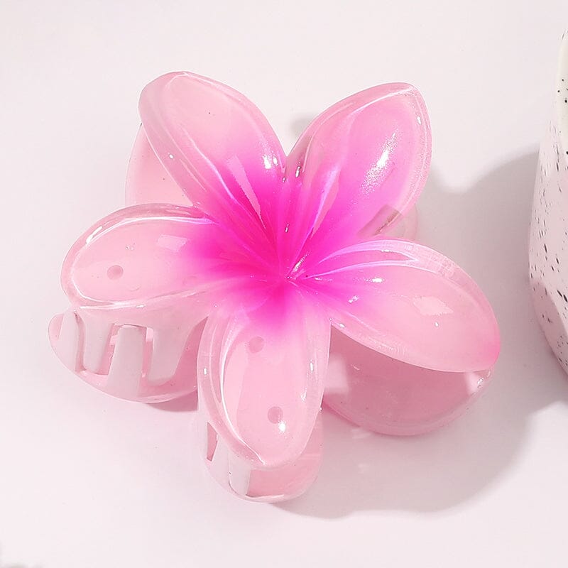 Haarclip met eierbloem