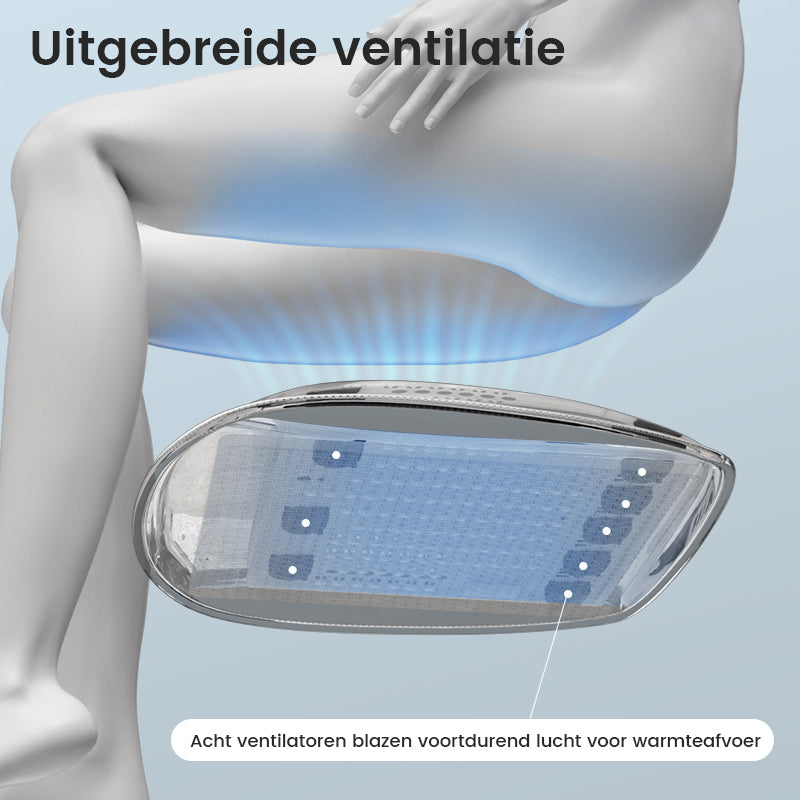 Koel autostoelkussen Geventileerd kussen