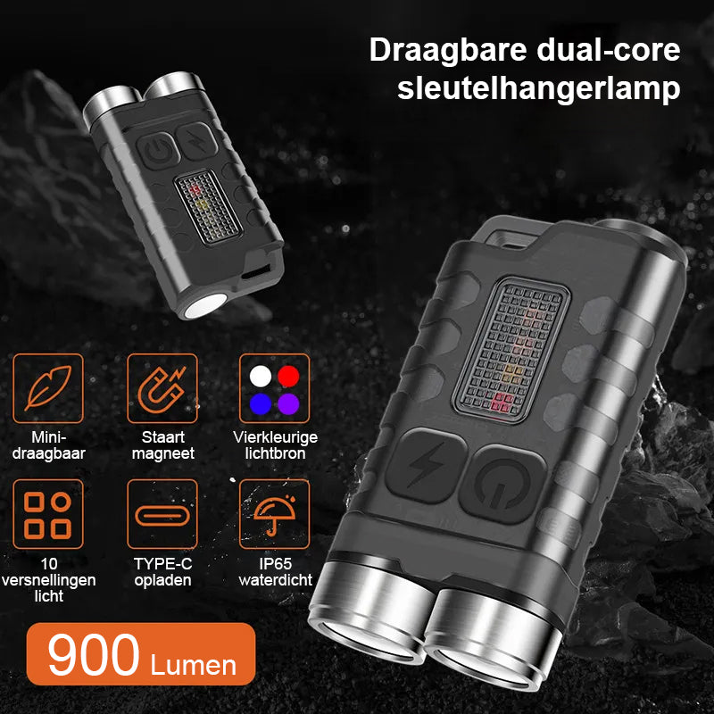 Magnetische Mini Sleutelhanger Zaklamp