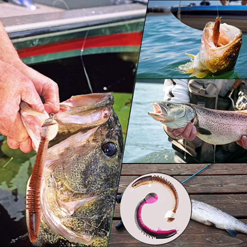 Nieuw ontwerp Angler Dragon Loach Lure 46 sectie zacht aas