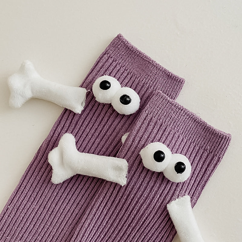 Ouder-kind grappige sokken