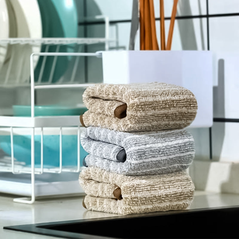 Bamboe herbruikbare schoonmaakdoekje