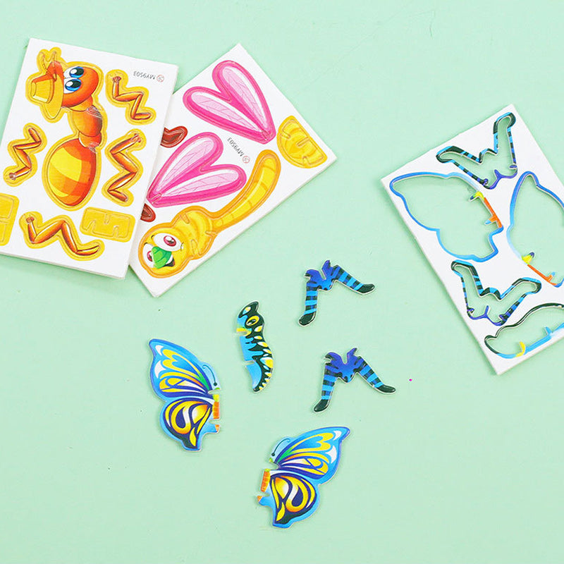 DIY driedimensionale insectenpuzzel