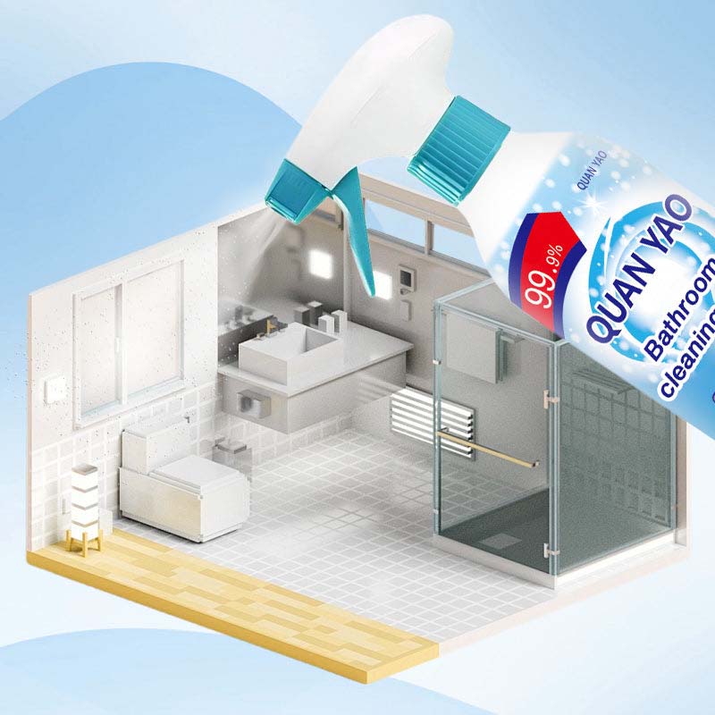 Multifunctionele reinigingsspray voor de badkamer
