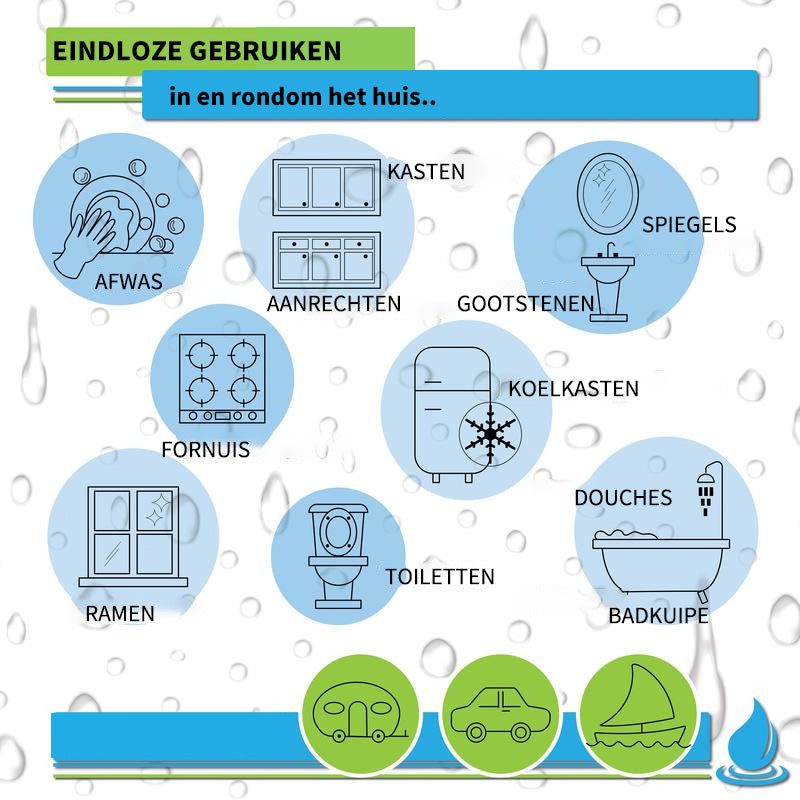 Milieuvriendelijke reinigingssteen