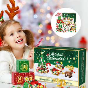 Nieuwe adventskalender kinderkerstbouwstenen