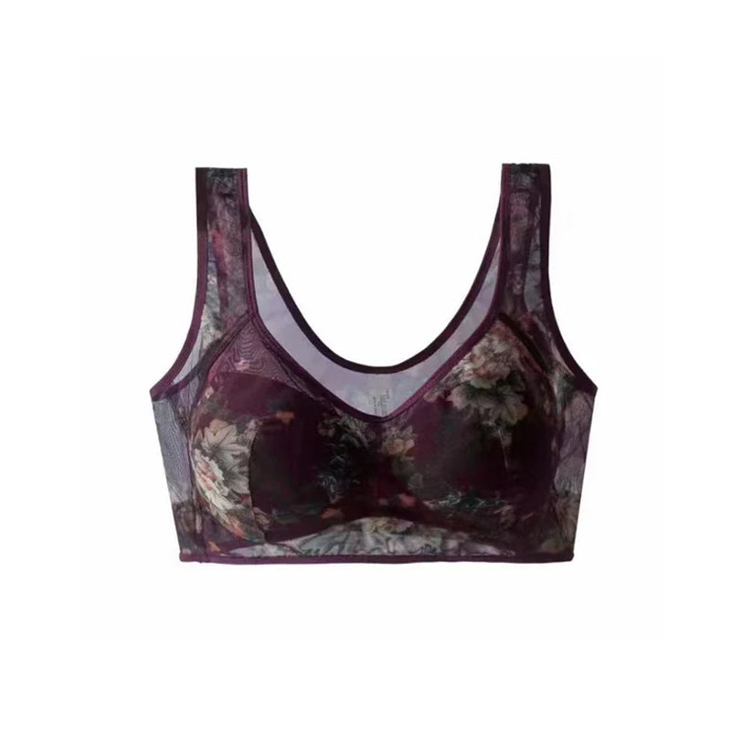 Comfortabele kanten bh zonder knopen