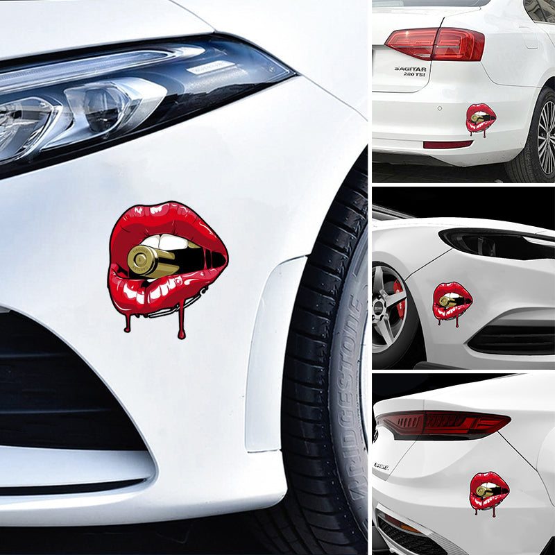 Kogel Lip Decoratieve sticker