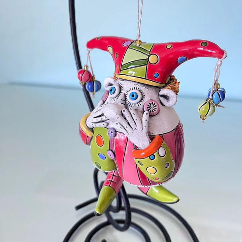 Kleurrijke Jester Bell-ornamenten