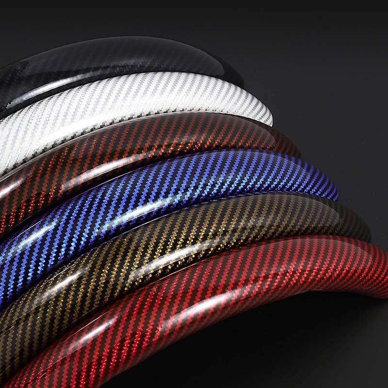 Universele stuurwielbehuizing met laserkoolstofvezelpatroon