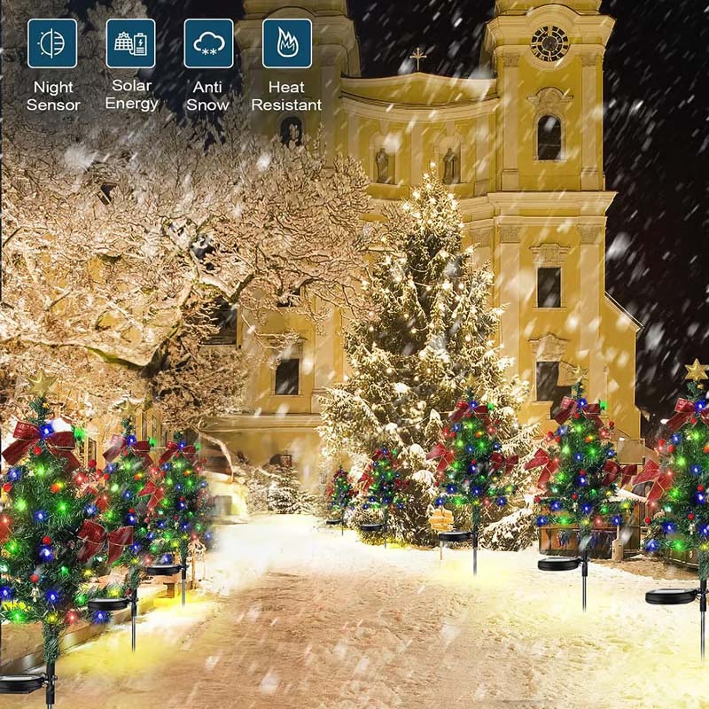 Decoratieve kerstboom vloerverlichting