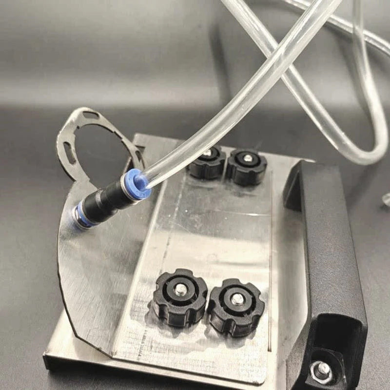 Haakse slijperstandaard voor het zagen van tegels met een afschuining van 45°