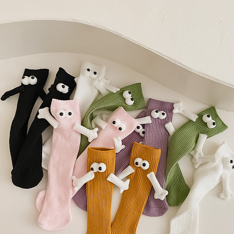 Ouder-kind grappige sokken