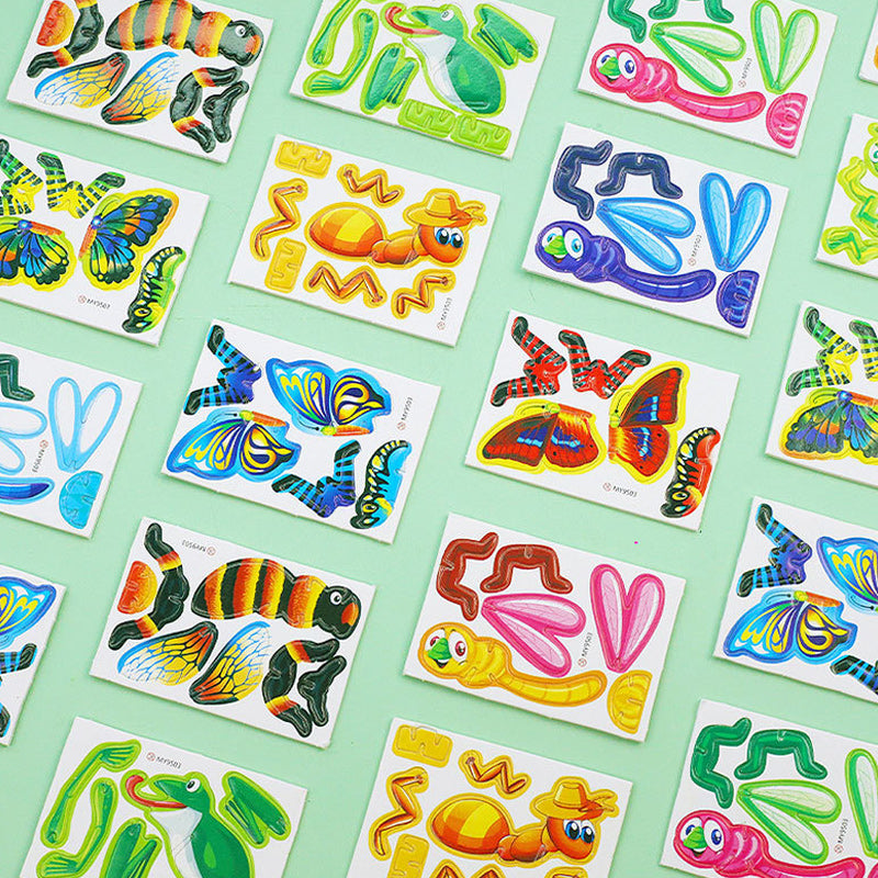 DIY driedimensionale insectenpuzzel