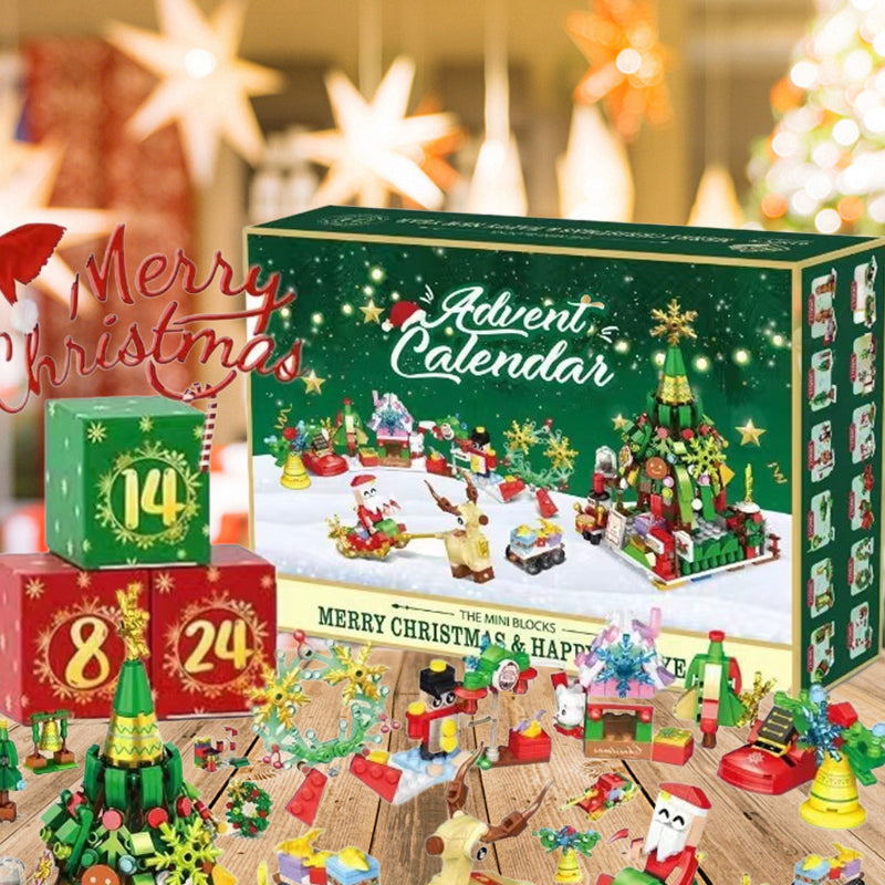 Nieuwe adventskalender kinderkerstbouwstenen