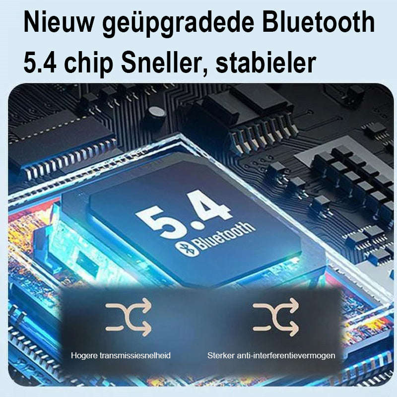 Nekband Digitaal weergave Bluetooth-hoofdtelefoon