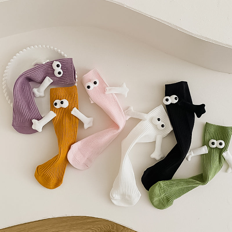 Ouder-kind grappige sokken