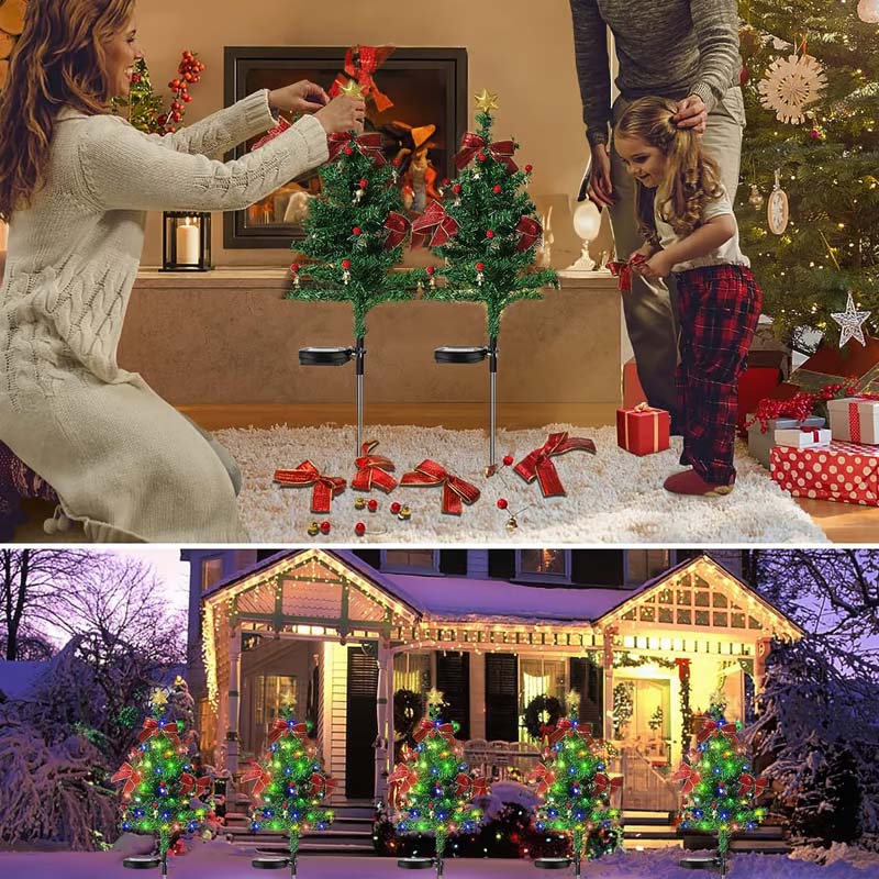 Decoratieve kerstboom vloerverlichting