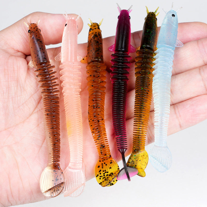 Nieuw ontwerp Angler Dragon Loach Lure 46 sectie zacht aas