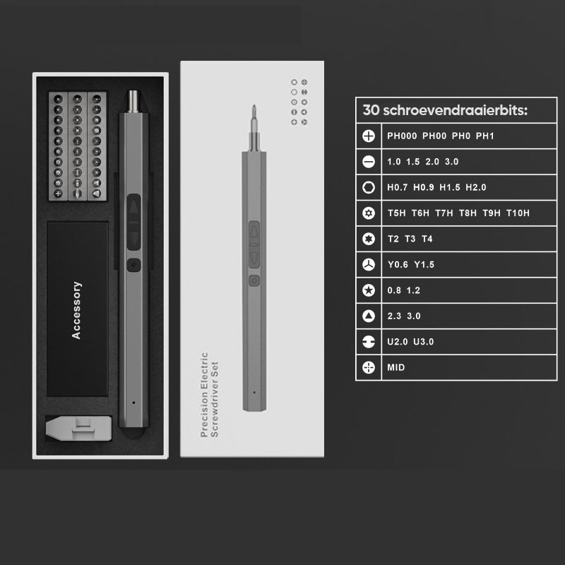 68-in-1 mini-precisie-elektrische schroevendraaierset