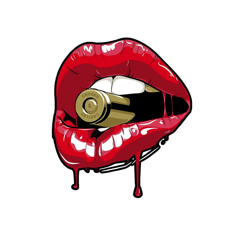 Kogel Lip Decoratieve sticker