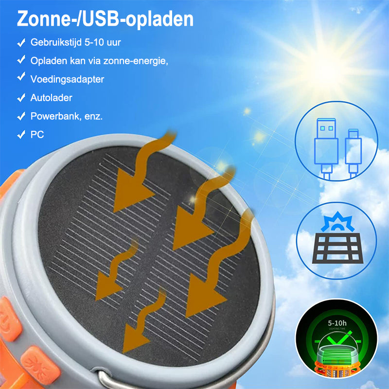 Muggen- en insectenverdelgerlamp voor kamperen binnen en buiten
