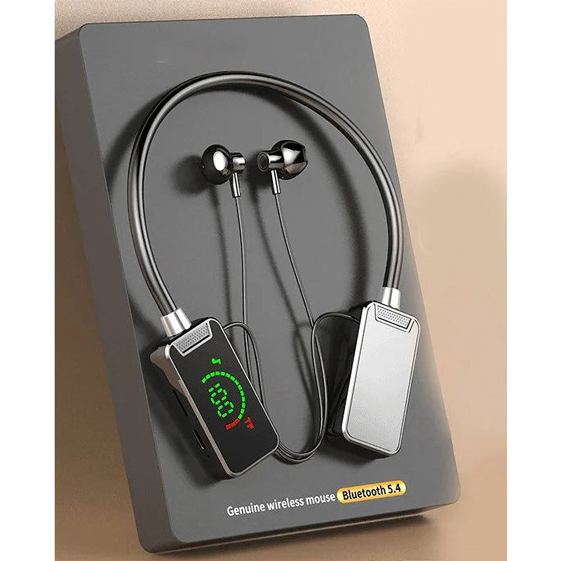 Nekband Digitaal weergave Bluetooth-hoofdtelefoon