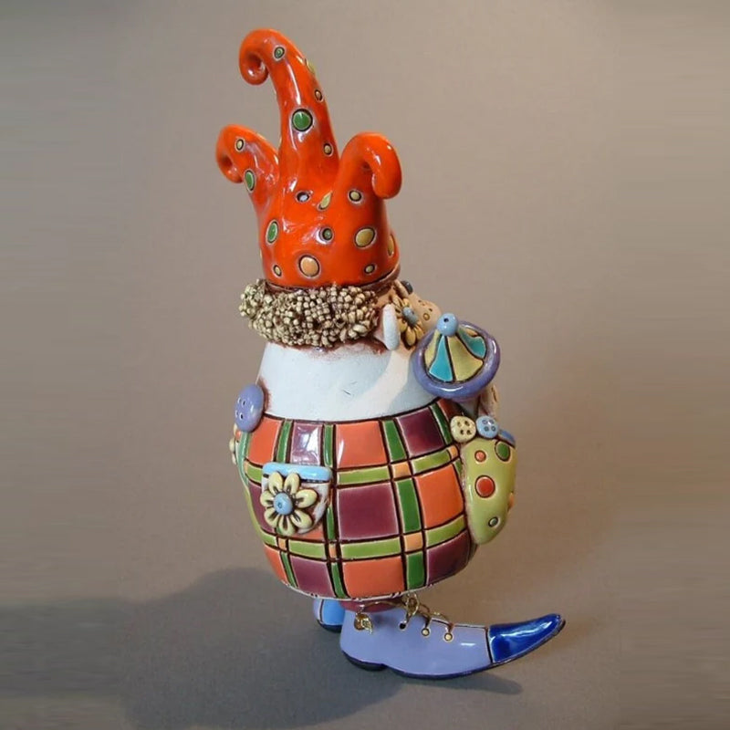 Kleurrijke Jester Bell-ornamenten