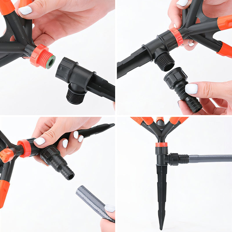 360 roterende gazonsproeier