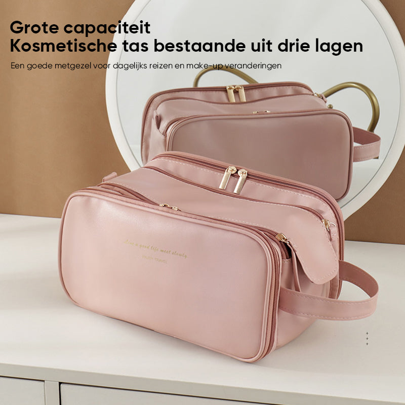 Cosmetische reistas met grote capaciteit