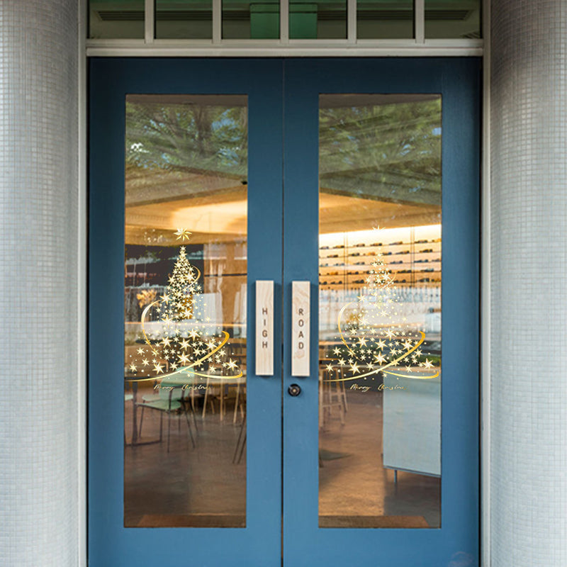 Christmas Tree Window Stickers