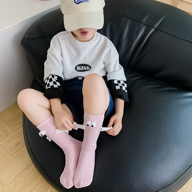 Ouder-kind grappige sokken