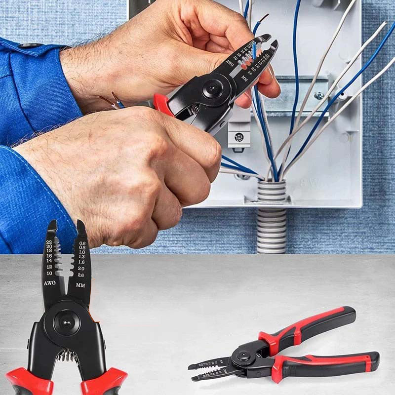 5-in-1 veelzijdige, veelzijdige gereedschapsset voor zwaar gebruik