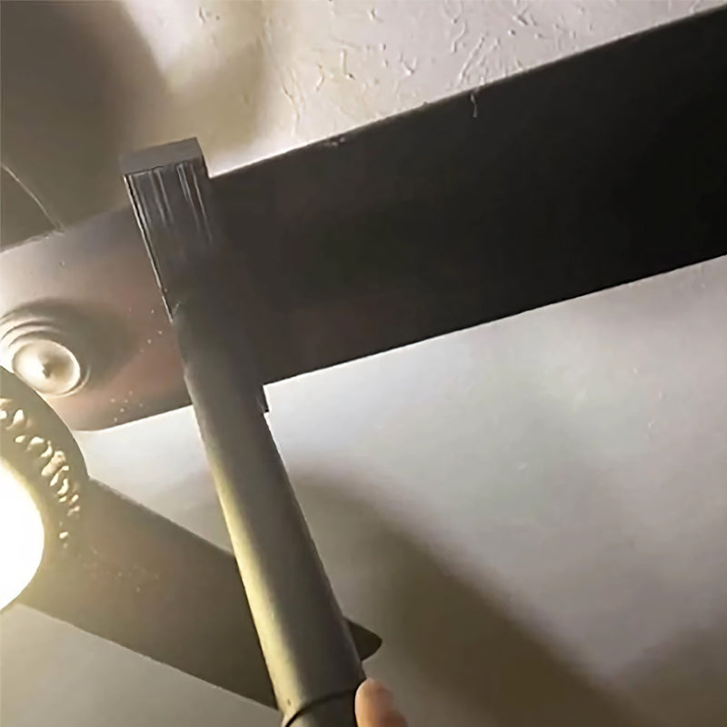 Afstofborstel met ventilatorblad