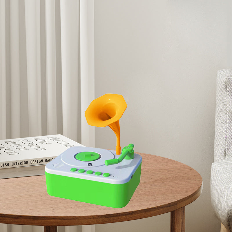 Fonograafverhaalmachine voor kinderen in het vroege onderwijs