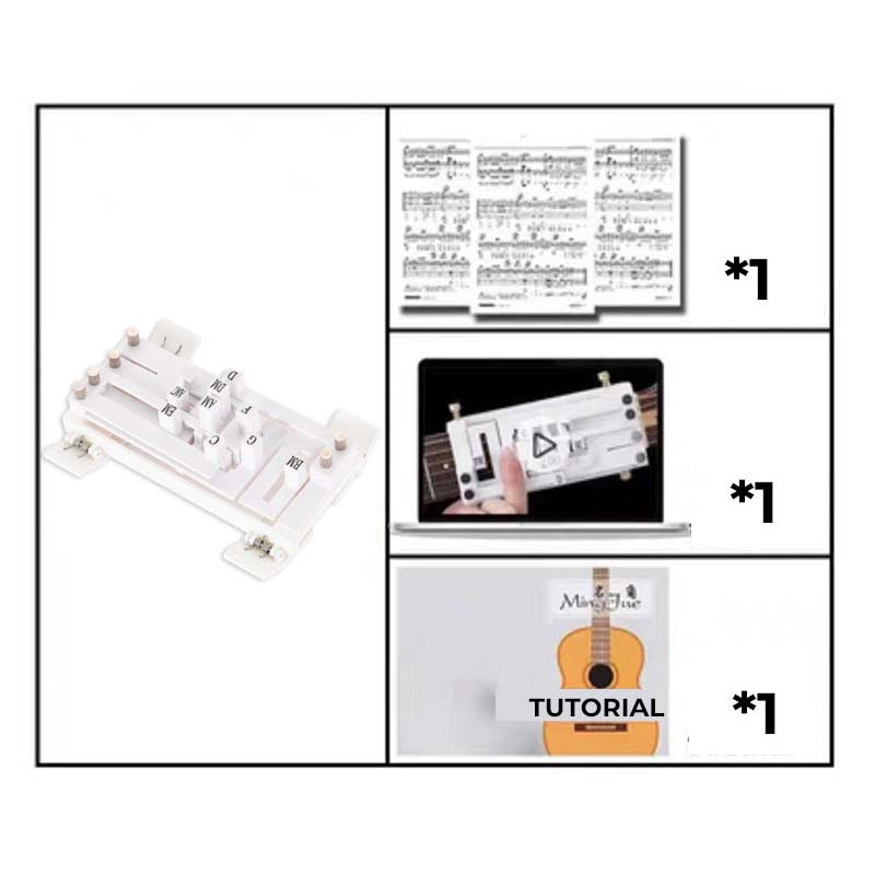 Hulpmiddel voor het leren van gitaar