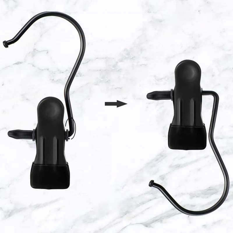 Ruimtebesparende draagbare reishangers Clips